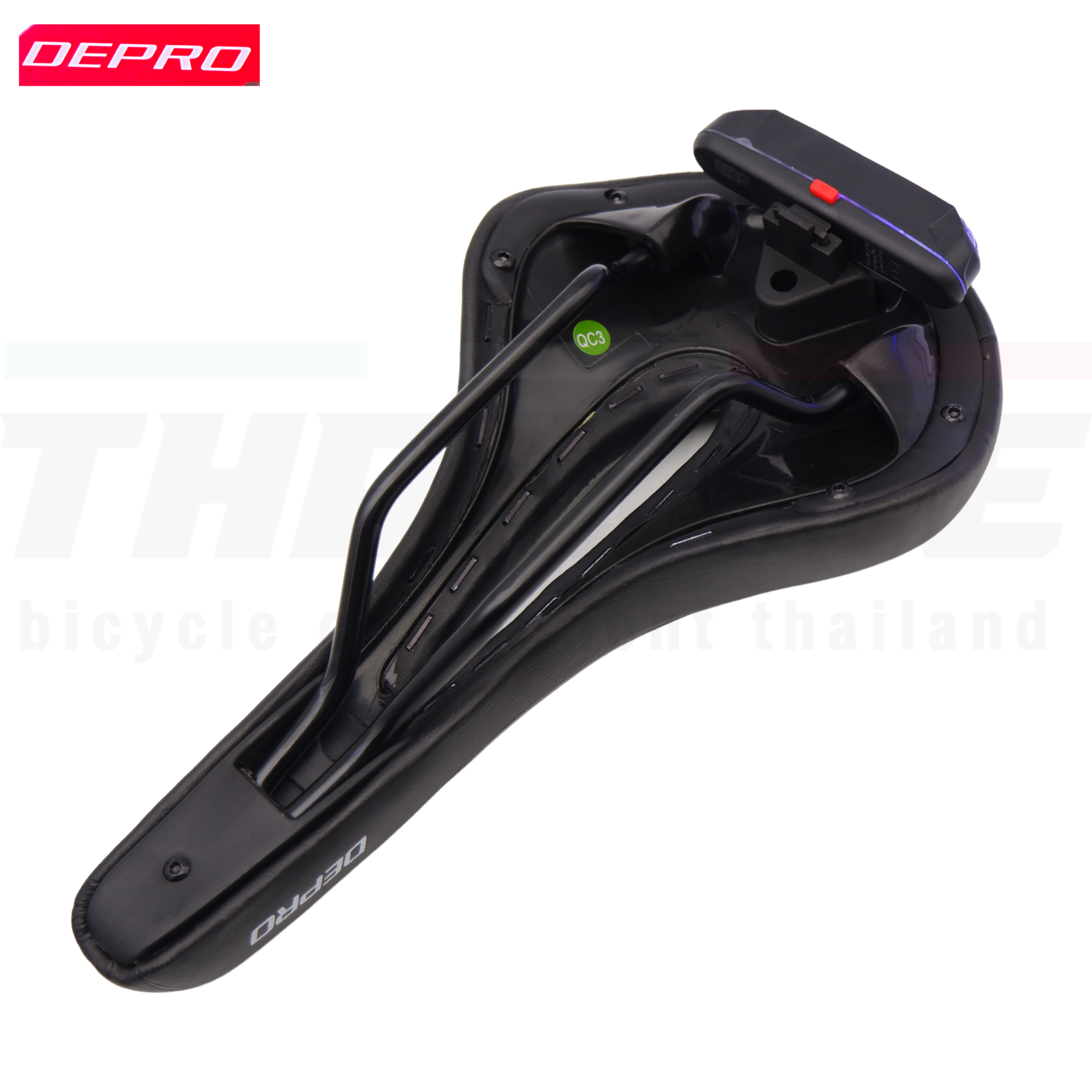 อานจักรยานเสือหมอบ เสือภูเขา DEPRO แบบมีไฟในตัว ชาร์จ USB