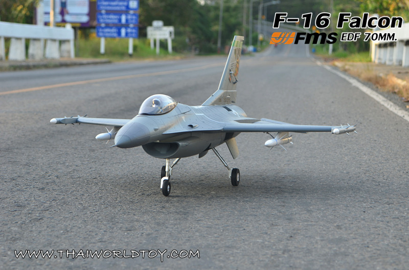 F-16 Fighting Falcon 70MM. FMS+พับล้อ