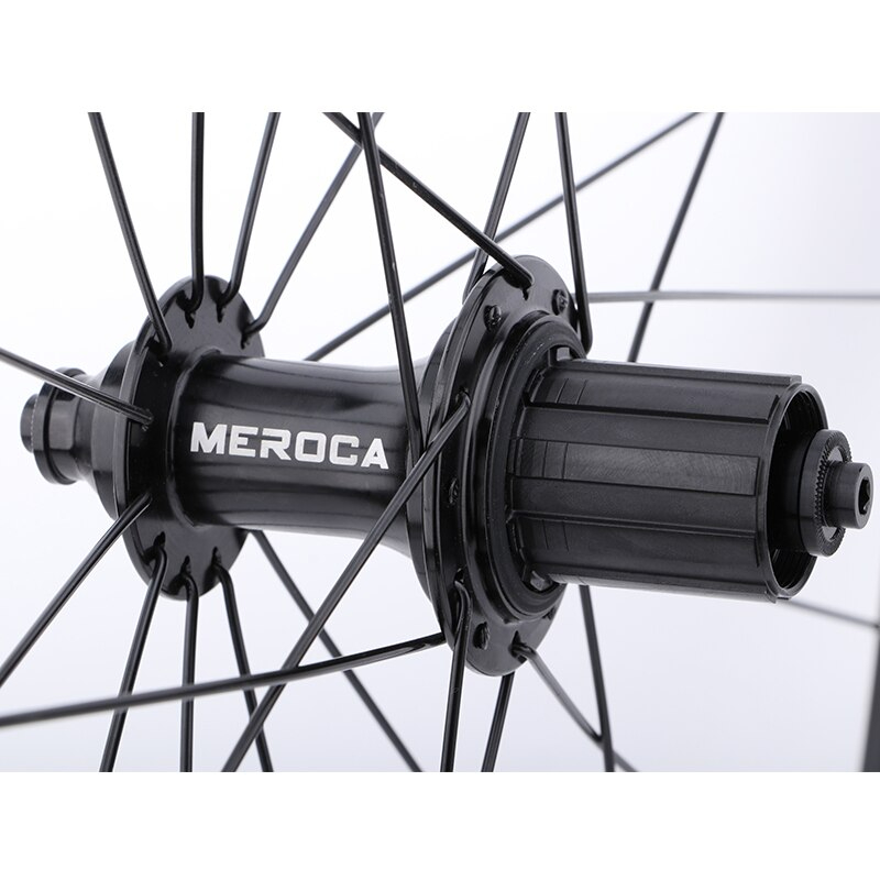 ล้อจักรยานเสือหมอบอลูมิเนียม แบบดิสก์เบรค วีเบรค MEROCA Road Bike Brake Wheels ขอบ 32mm 40mm