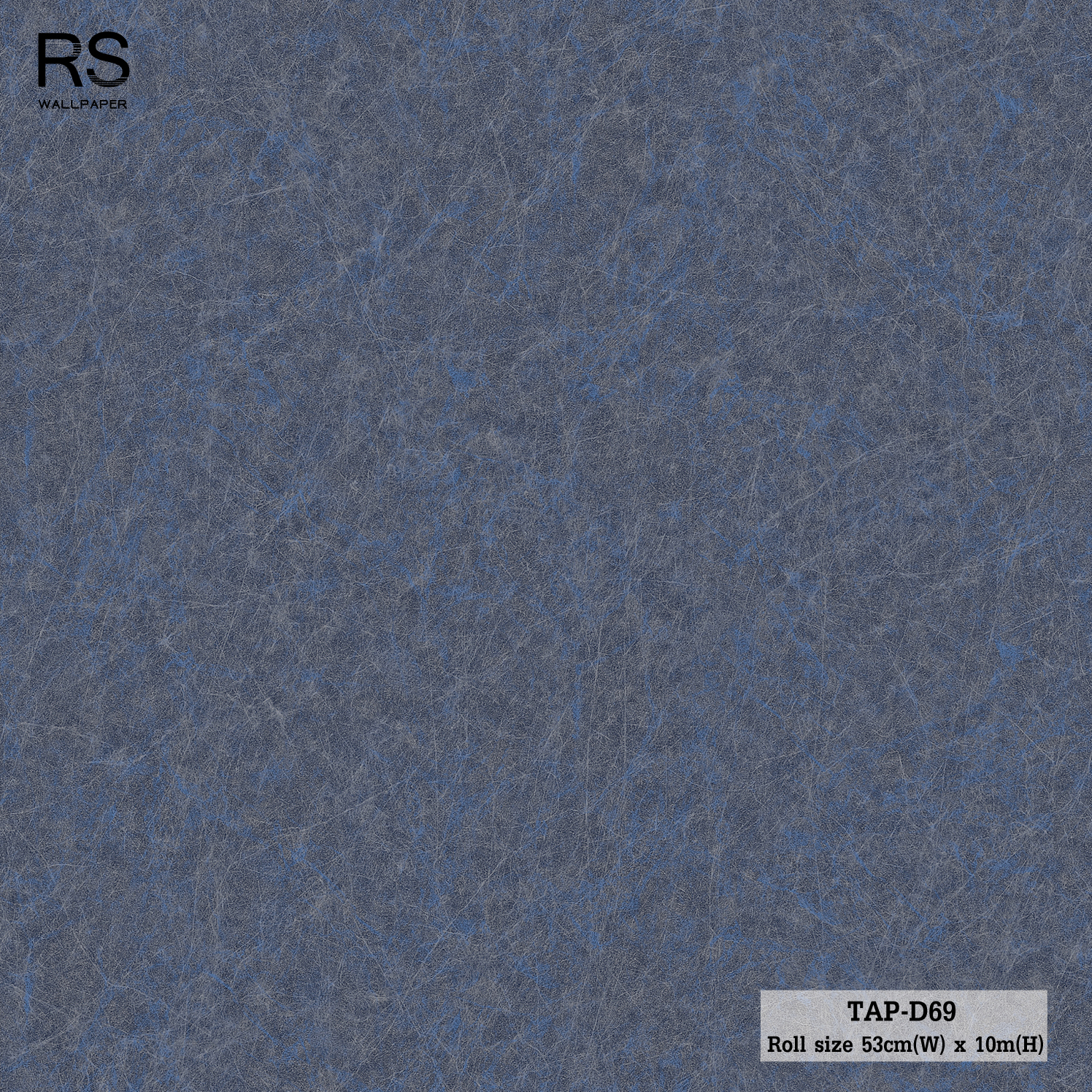 วอลเปเปอร์ลายหนัง สีน้ำเงิน TAP-D69
