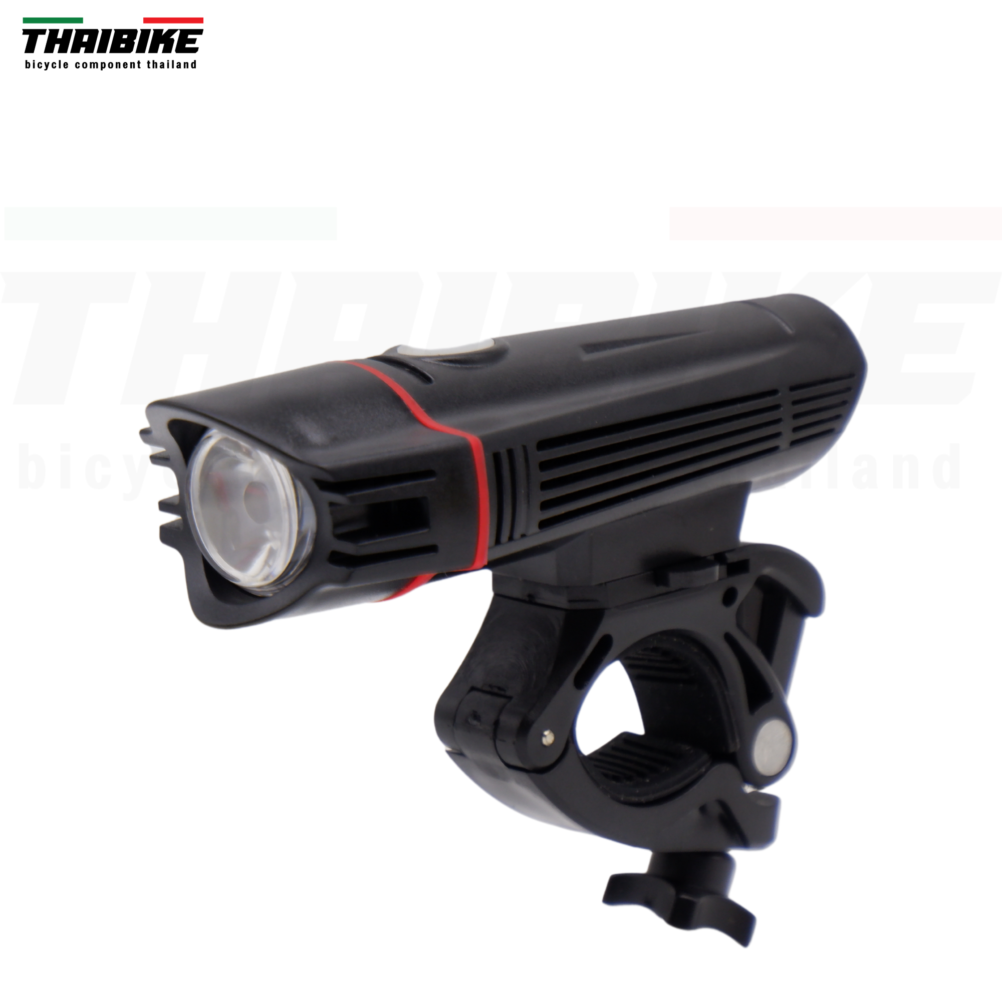 ไฟหน้าจักรยานแบบชาร์จ THAIBIKE USB LED BIKE LIGHT 450LM