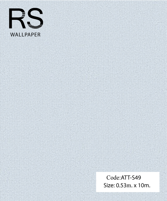 วอลเปเปอร์พื้นเรียบสีฟ้าอ่อน ATT-S49
