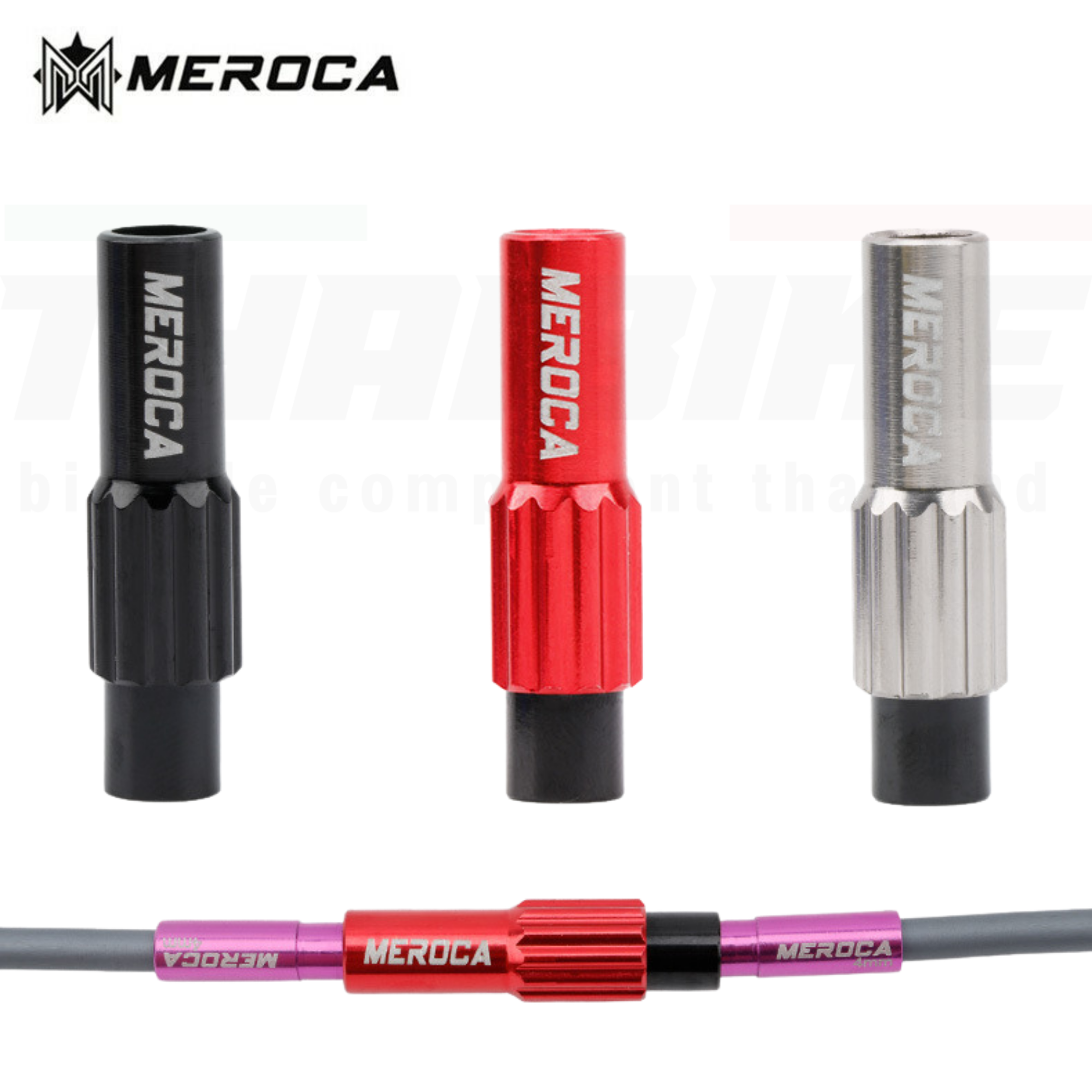 ตัวปรับสายเกียร์จักรยาน MEROCA แบบอลูมิเนียม Cable Adjustment