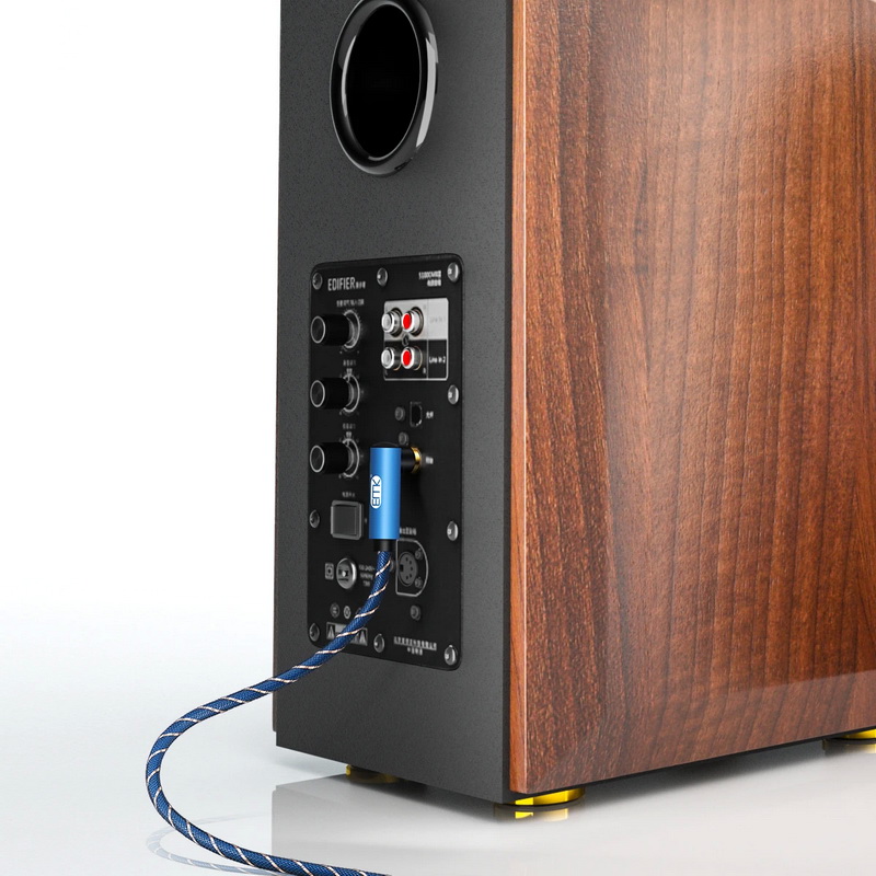 ERTK AngleTwistCoaxialRCA สายสัญญาณเสียงแบบโคแอกเซียล RCA ไปยัง RCA ประกันศูนย์ไทย