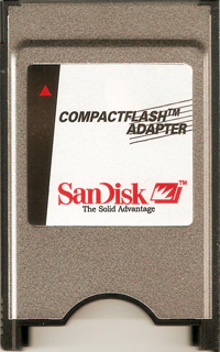 SANDISK PCMCIA CF ADAPTER