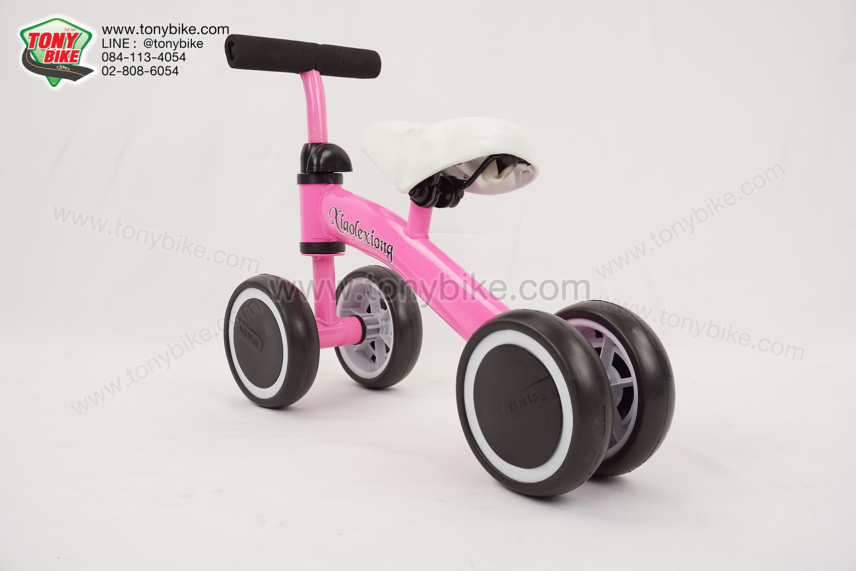 จักรยานขาไถ จักรยาน balance bike สีชมพู