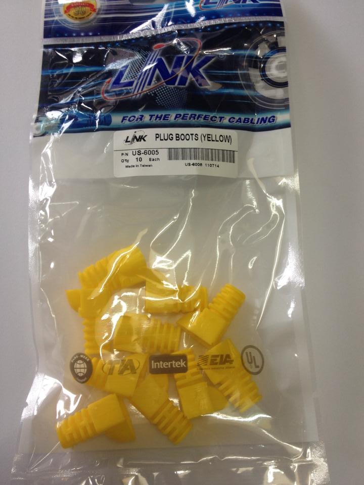 Link US-6005 PLUG BOOTS (Yellow)