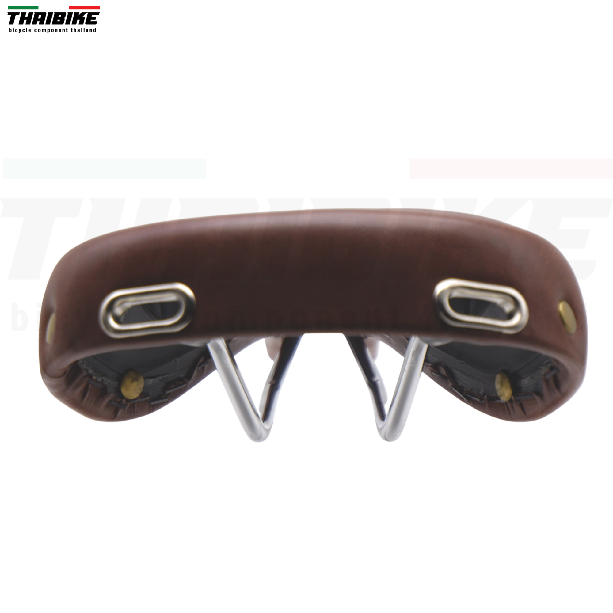 อานจักรยานหนังเทียม ทรงวินเทจ มีหูห้อยกระเป๋าหลัง