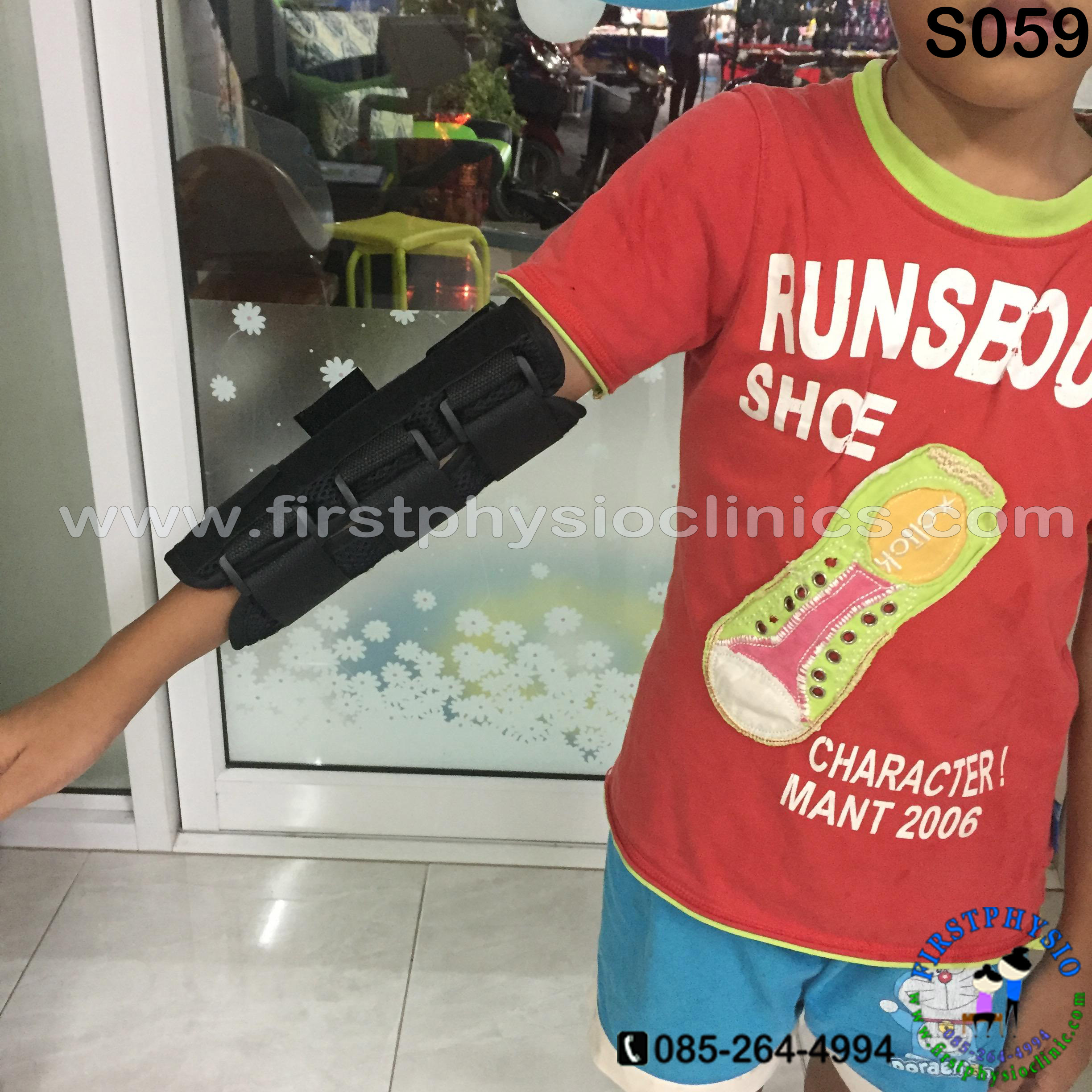 ดามศอกลดเกร็งในเด็ก เหยียดข้อศอกในเด็ก Elbow Stretch ช่วยเหยียดศอกตรง ดัดข้อศอกตรง พลาสติกดามข้อศอกเด็ก