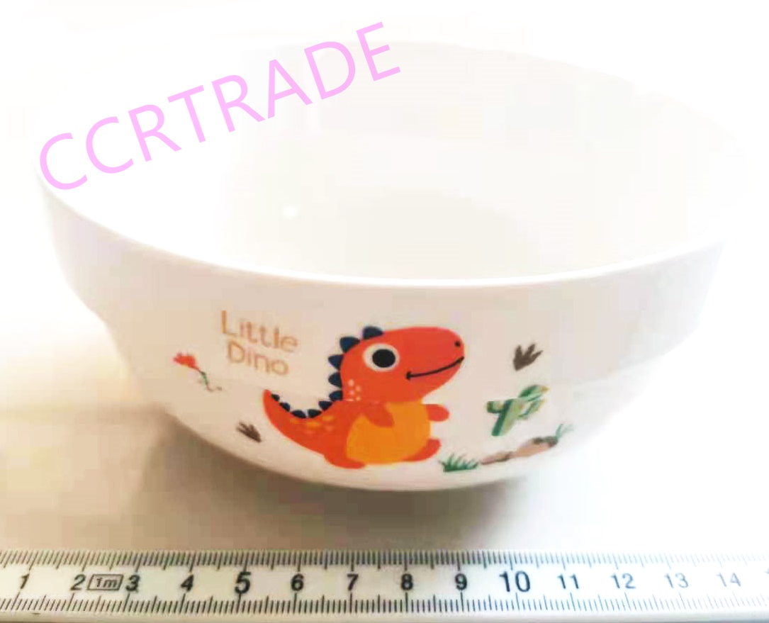 ชามกระเบื้อง ลาย Little Dino 6 นิ้ว (งานหนา)