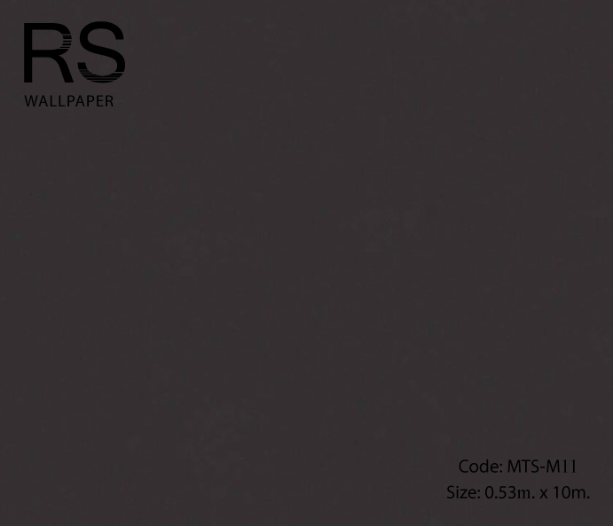 วอลเปเปอร์พื้นเรียบสีดำ MTS-M11