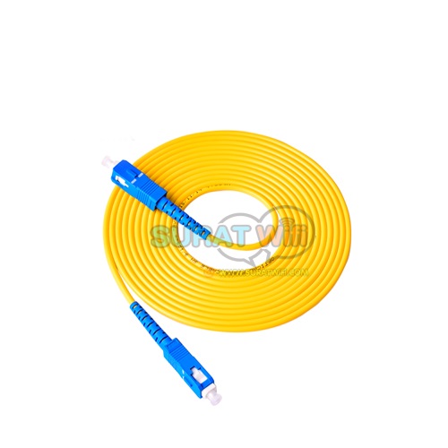 SC/UPC Fiber Optical Patch Cord ยาว3เมตร