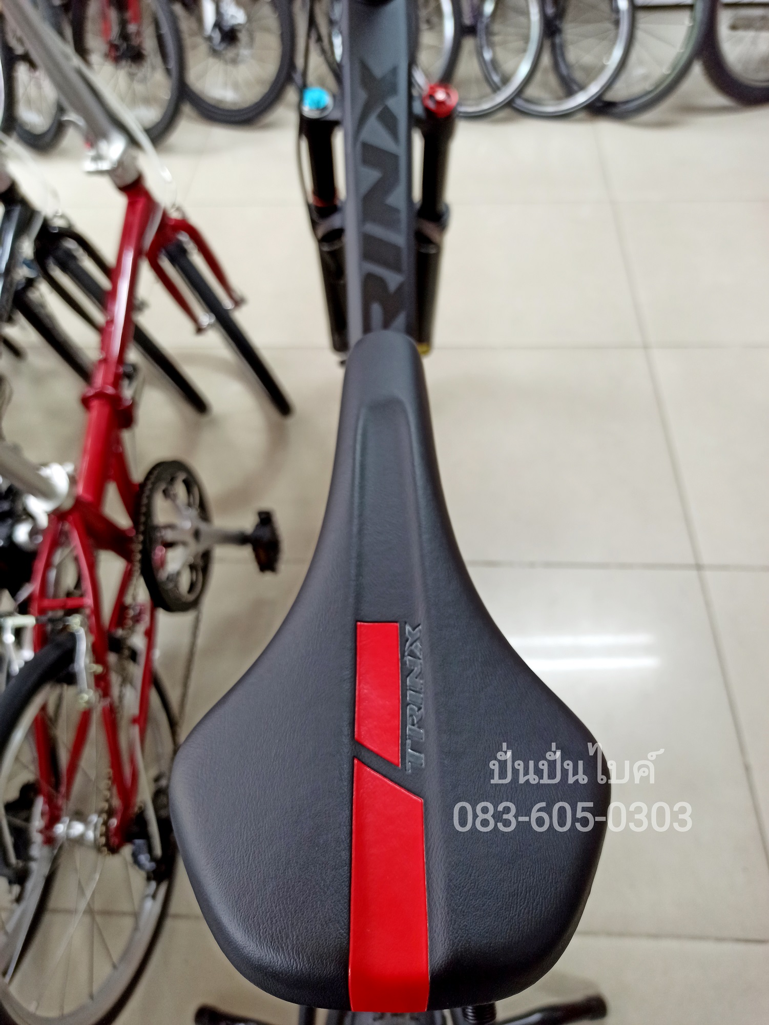 TRINX : H1700 Pro Full Carbon เกียร์ SRAM SX Eagle 12 สปีด โช้กลมรีโมท ดิสเบรกน้ำมัน Shimano ดุมแบริ่ง