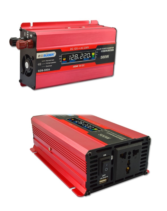 Inverter DC 12V to AC 220V 500W Modified Sine