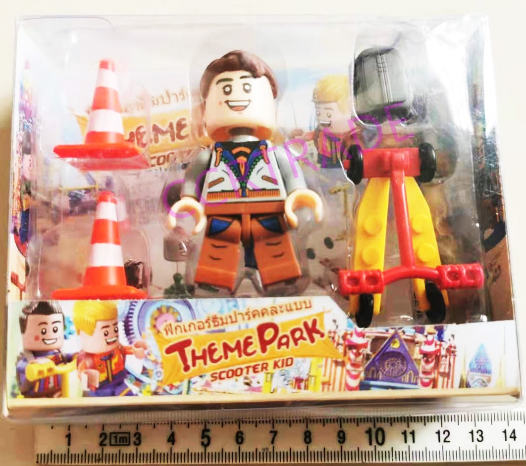 เลโก้ซิตี้+สกู๊ตเตอร์กล่องใส 10.5x13 ซม.(ลิขสิทธิ์แท้)