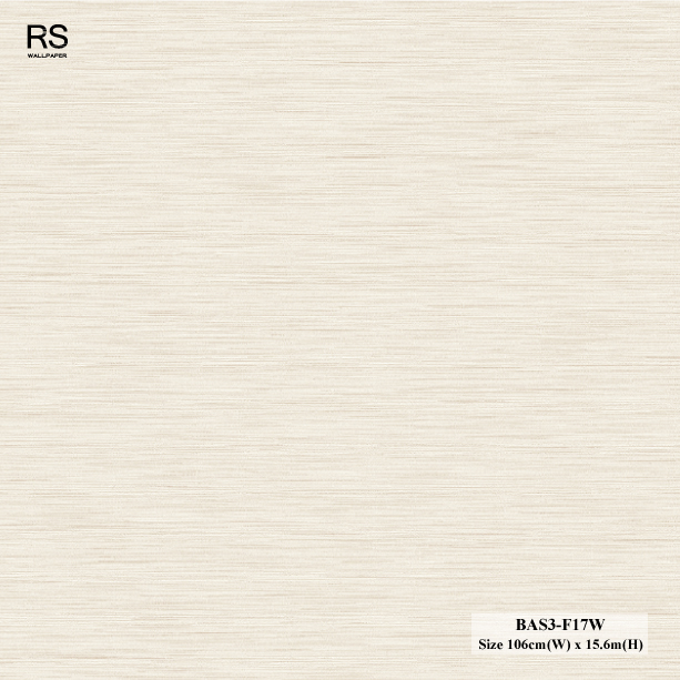 วอลเปเปอร์สีพื้น น้ำตาลอ่อน BAS3-F17W