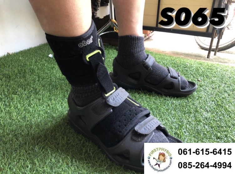 FIRSTPHYSIO/สายรัดกระดกเท้า (Foot up)/อุปกรณ์กันปลายเท้าตก/เท้าแกว่ง/สายรัดพยุงข้อเท้า/สายรัดพยุงปลายเท้า/ที่ประคองปลายเท้า