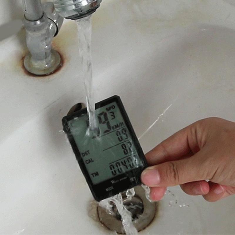 ไมล์วัดความเร็วจักรยานไรสาย WEST BIKING 2.8 ไร้สาย มีไฟ จอใหญ่ แถมฟรีขาไมล์