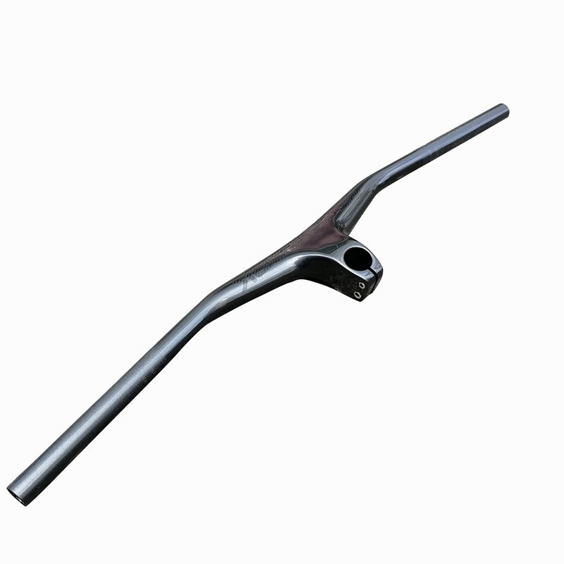 แฮนด์จักรยานเสือภูเขา คาร์บอน แบบอินทริเกตุ RACEWORK mountain bike carbon fiber