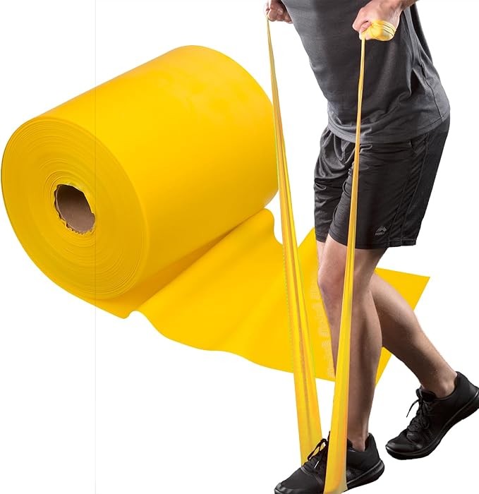 แผ่นยางยืดออกกำลังกายTheraBand ขนาด 45.5 เมตร (50 หลา) USA