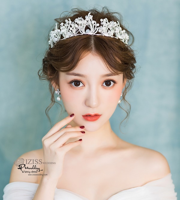 AC025 **พรีออเดอร์**ชุดเทียร่า มงกุฎเพชร ชุดเครื่องประดับเจ้าสาวสวยหรูดุจเจ้าหญิง