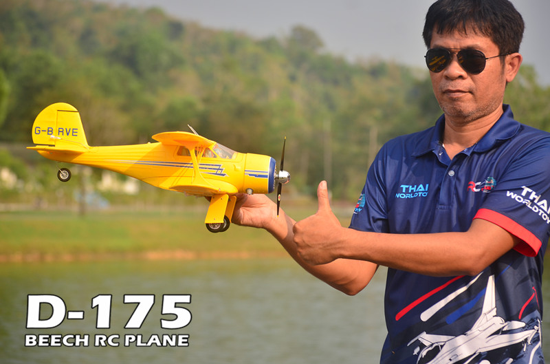 ฺBEECH D-175 RC PLANE เครื่องบินบังคับปีกสองชั้น