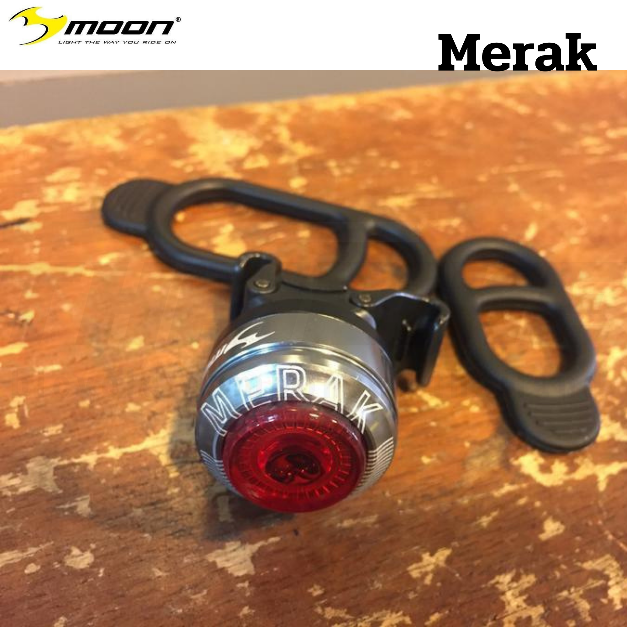 ไฟหน้า ไฟท้ายจักรยานของ MOON MERAK ไฟหน้า ไฟท้าย ไฟชุด