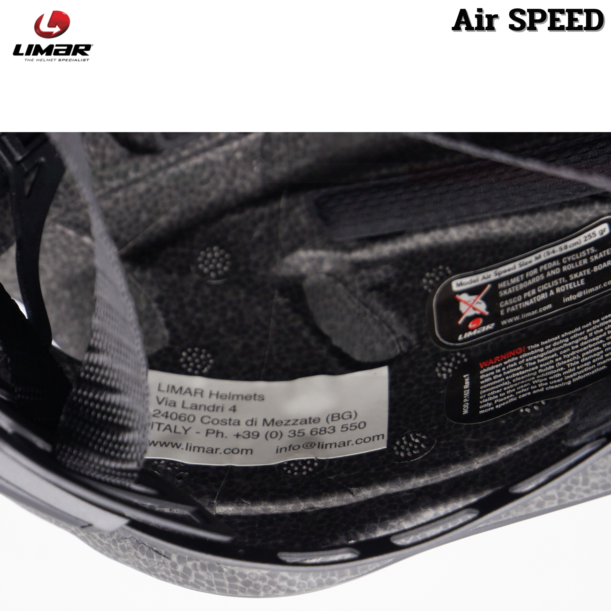 แท้ หมวกกันน็อคจักรยานเสือหมอบ Limar Air SPEED พร้อมกล่อง