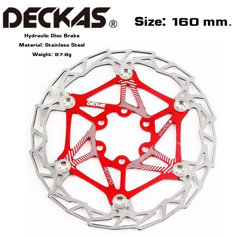 ใบดิสเบรคจักรยานเสือภูเขา DECKAS ขนาด 160มม.