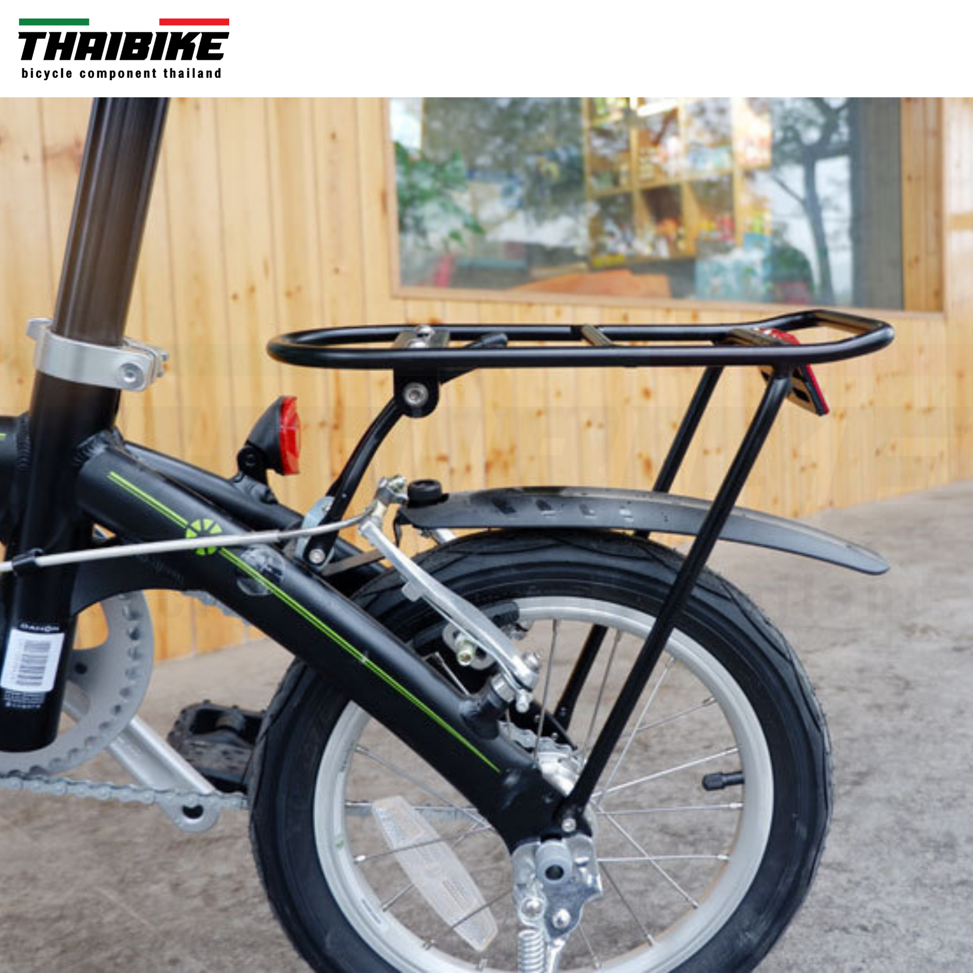 ตะแกรงหลังจักรยานแบบอลุมิเนียมสำหรับล้อ 14 16 นิ้ว THAIBIKE