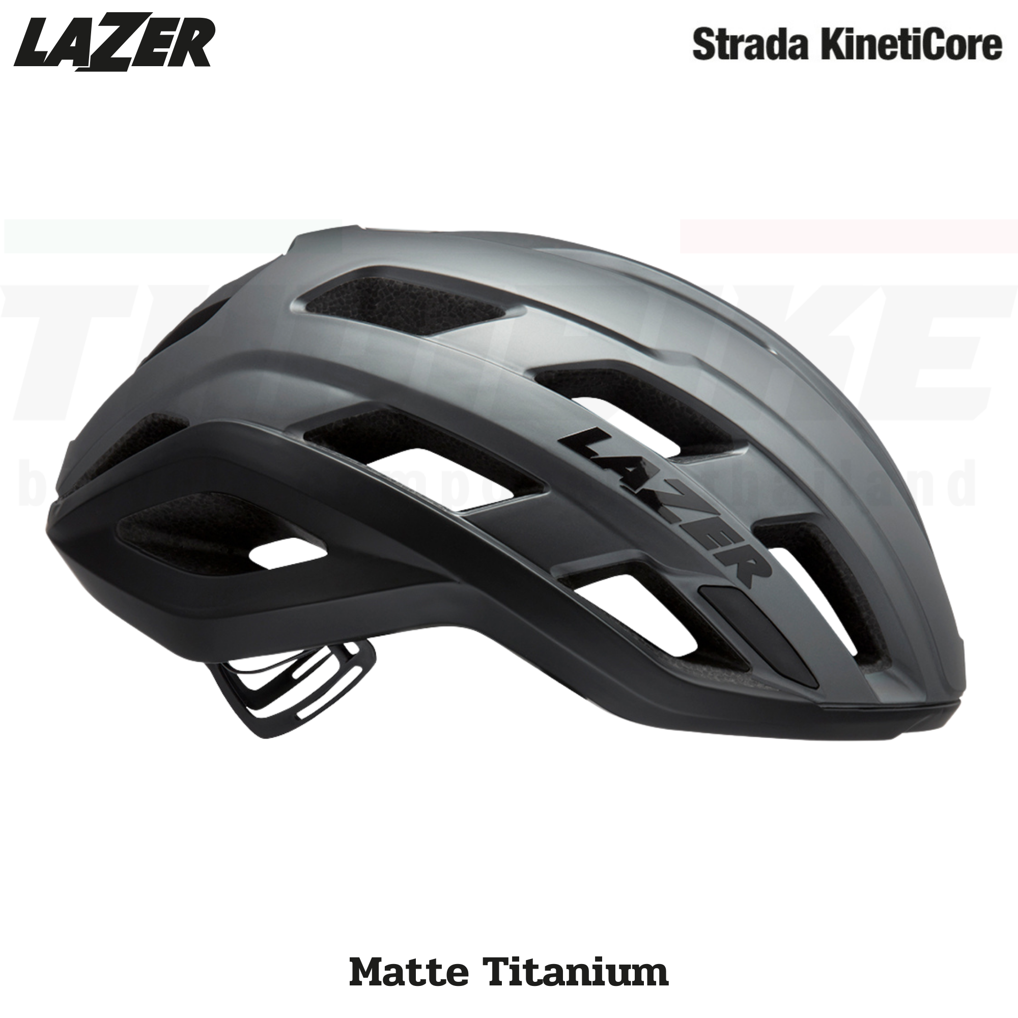 หมวกกันน็อคจักรยานเสือหมอบ LAZER Strada KinetiCore