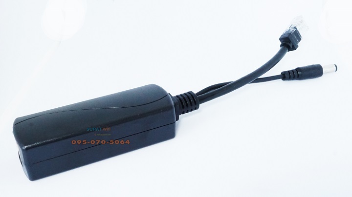 POE Splitter แปลงไฟ 48v to 12v DC Step-Down