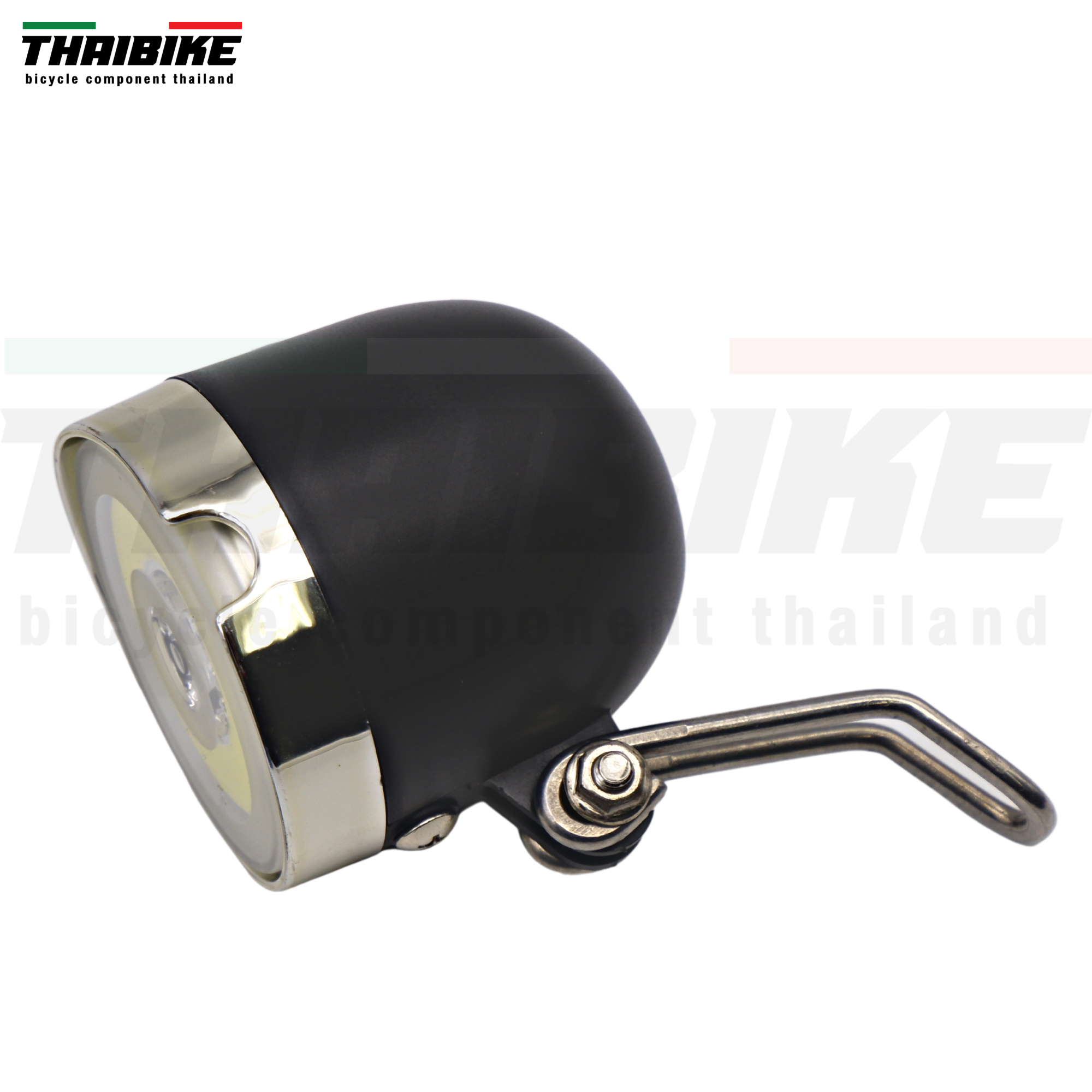 ไฟหน้าจักรยานวินเทจ ทรงกลม THAIBIKE ใช้ถ่าน มีถ่านแถมฟรี