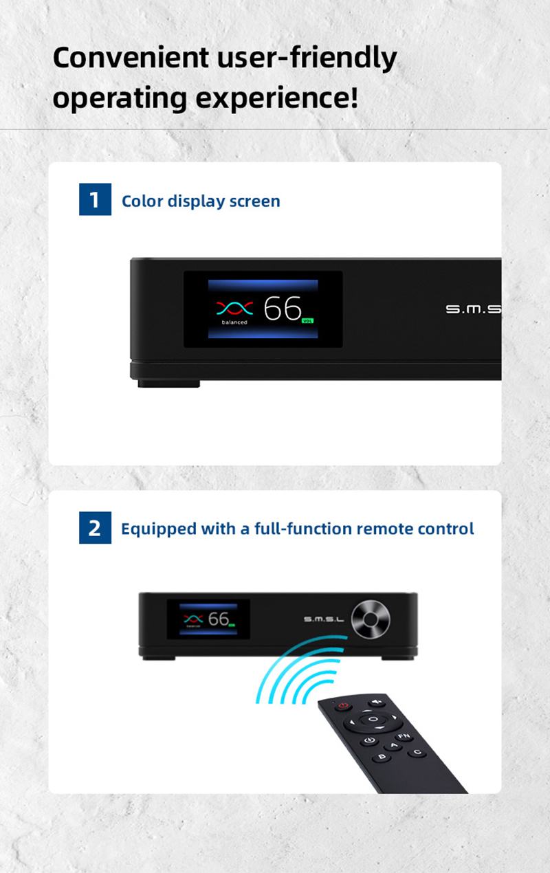 ขาย SMSL SA400 แอมป์ตั้งโต๊ะระดับ High-end รองรับ Bluetooth5.0 ประกันศูนย์ไทย