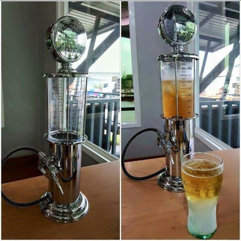 แทปเบียร์ ที่ใส่เบียร์ ปั้มน้ำมัน 1 ลิตร‼️ห่อของขวัญฟรี🎄ส่งไว♥️ ส่งจากไทย