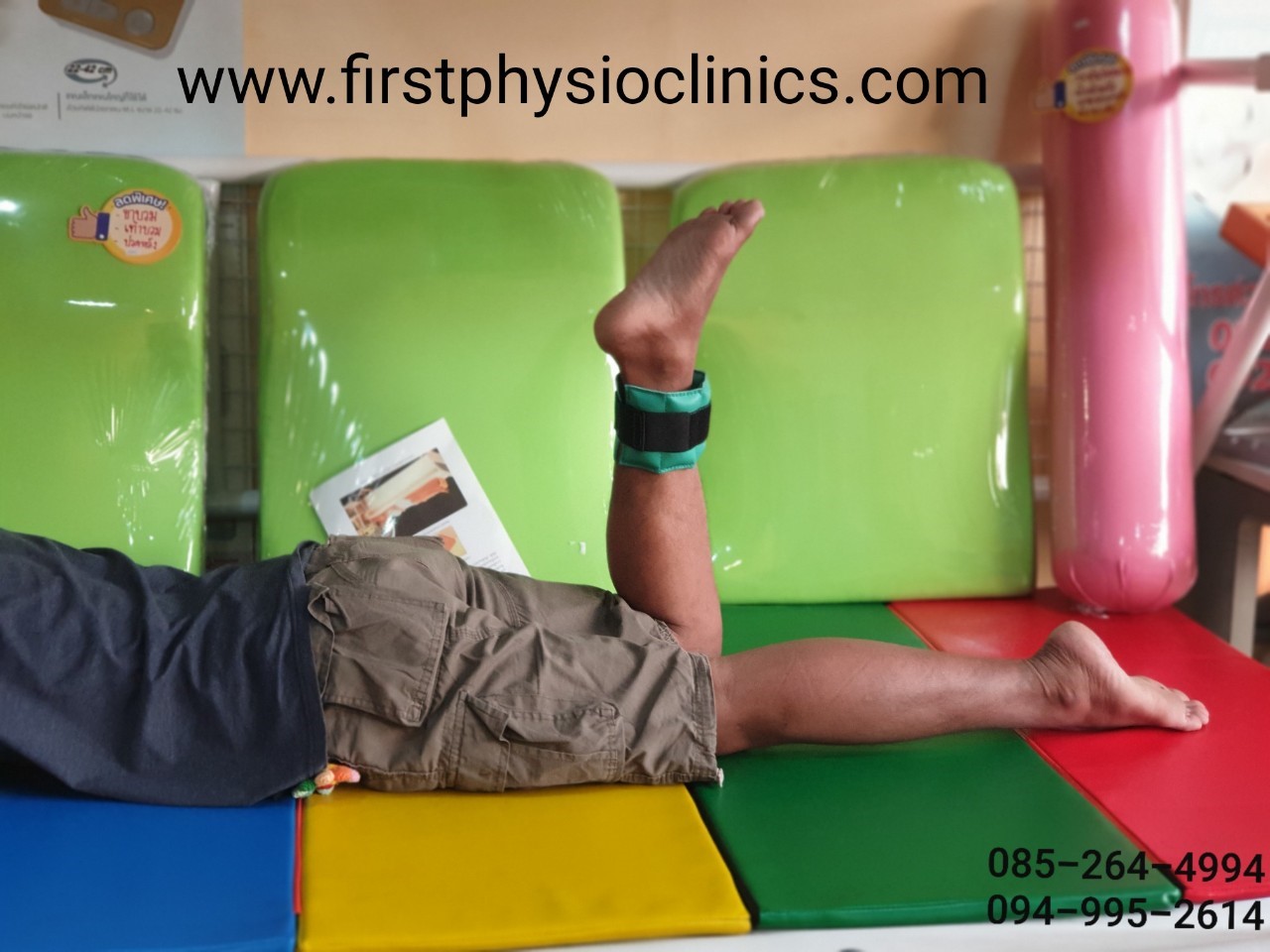 ถุงทรายถ่วงน้ำหนัก 0.5 kg. ถุงทรายออกกำลังกายแขน ขา 0.5Kg/ Sandbag/wight cuff