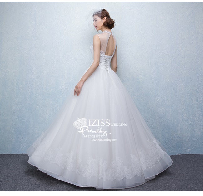 BR148 **พรีออเดอร์**ชุดแต่งงาน&ชุดเจ้าสาวแบบยาวสีขาวเกรดพรีเมี่ยม เปิดไหล่ มีแขน หรูหราน่ารัก สวยโดดเด่นไม่ซ้ำใคร