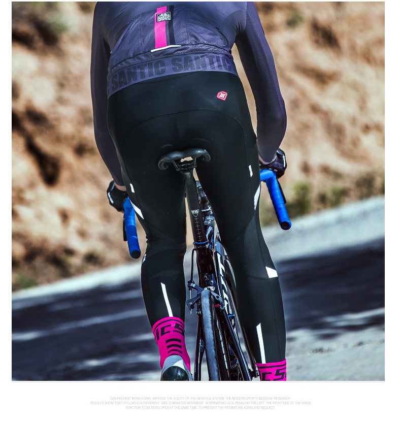 กางเกงขายาว SANTIC WM7C04091 จักรยาน