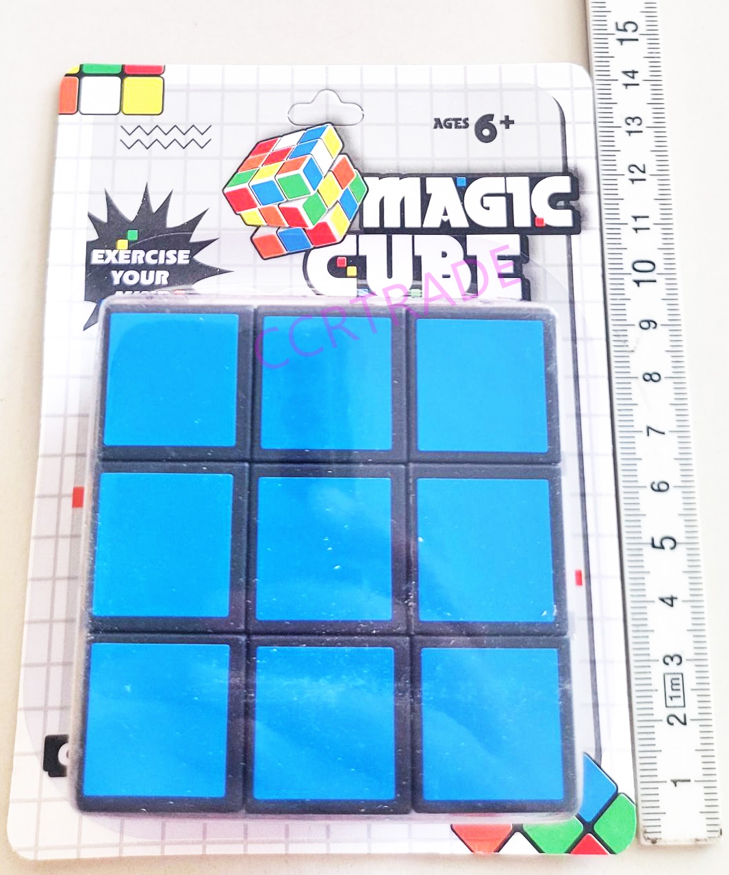 รูบิคสีสดใหญ่แผง 14.5 ซม.(งานห้าง)