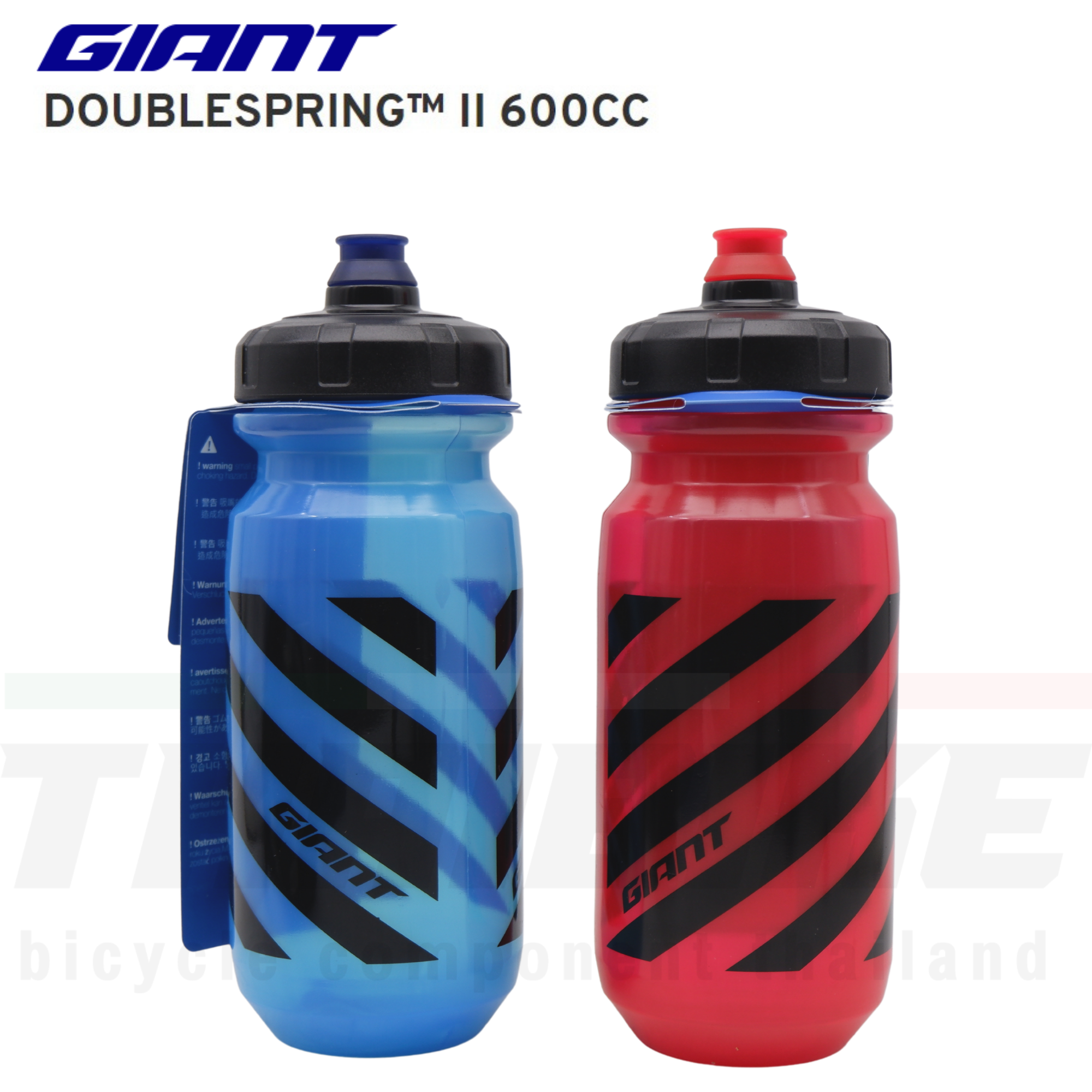 ขวดน้ำปั่นจักรยาน LIV/Giant Double Spring 600cc./750cc.