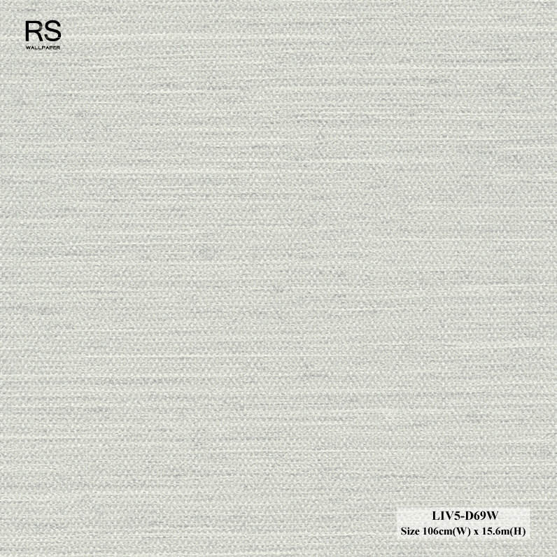 วอลเปเปอร์ลายผ้า สีเทา LIV5-D69W