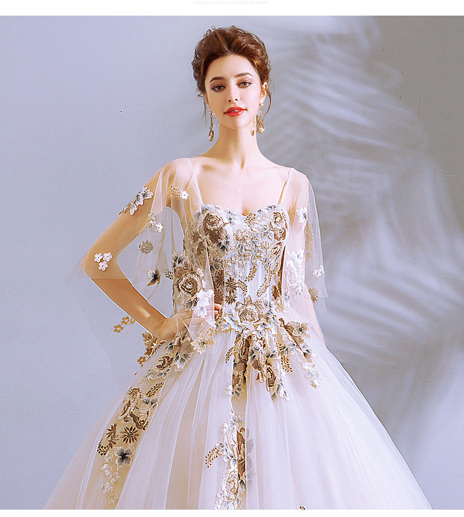 DL091 **พรีออเดอร์** ชุดออกงานสีทอง ชุดราตรี เดรสยาวออกงาน (Night party dresses) ชุดไปงานแต่งงานสวยๆ "ธีมสีทอง"