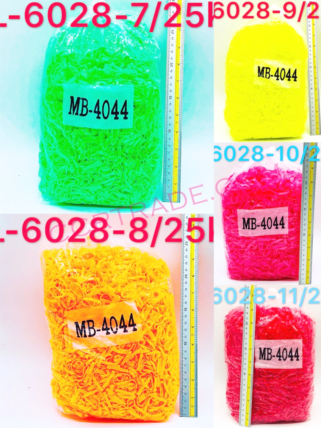 ยางกิโลสีสด ไซด์ L (ระบุสีด้วยค่ะ)