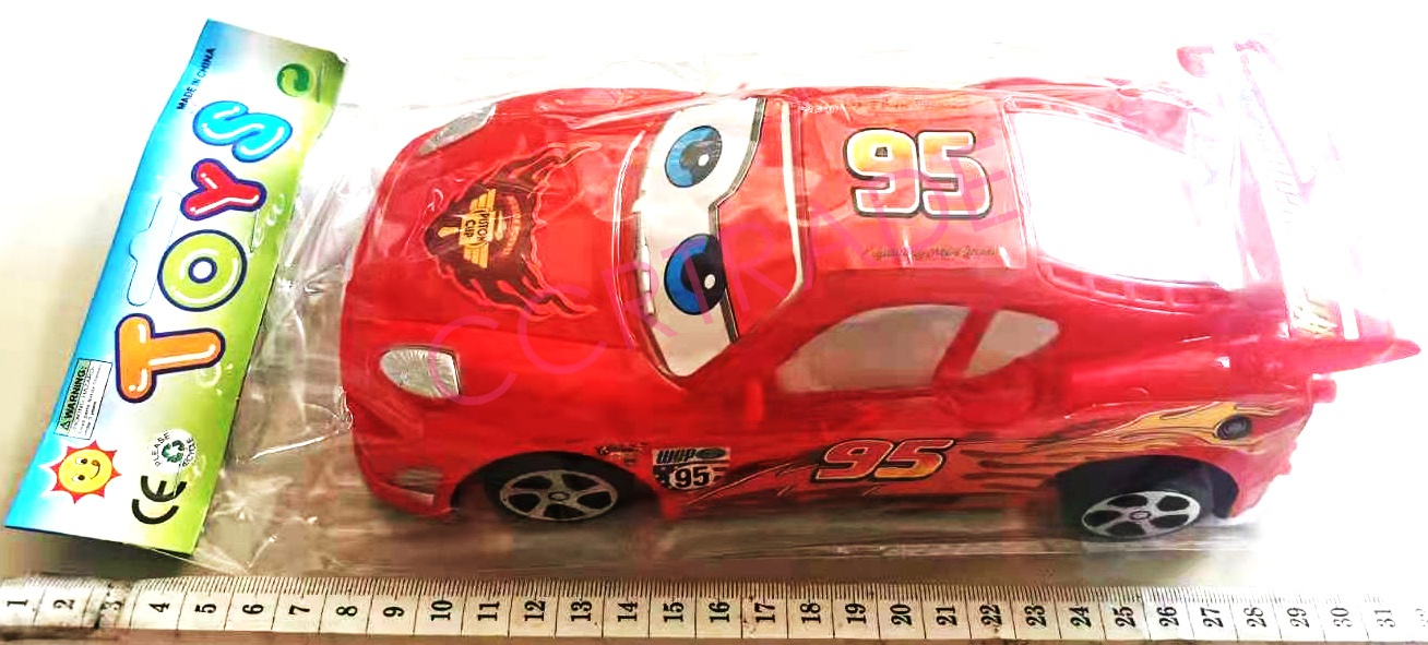 รถแข่งการ์ตูน 95 มีลาน 30 ซม. ถุง PVC