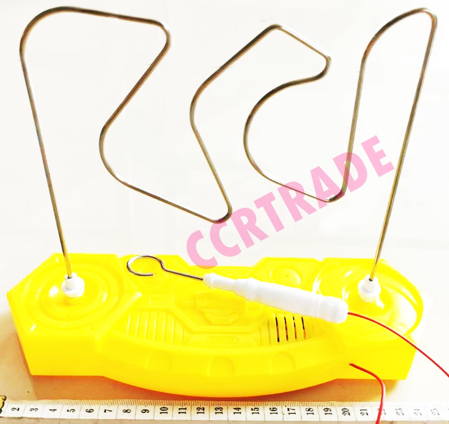 เกมส์ขดลวดไฟฟ้าฝึกสมาธิ มีเสียง มีไฟกล่อง 17.5x26 ซม.(1x3)