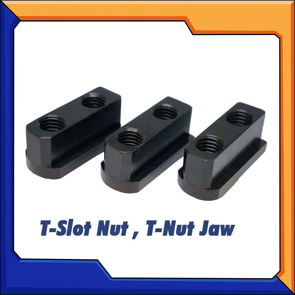T–NUT,T-Slot สำหรับเครื่องกลึง CNC ขนาดพิเศษ สามจับ 8"