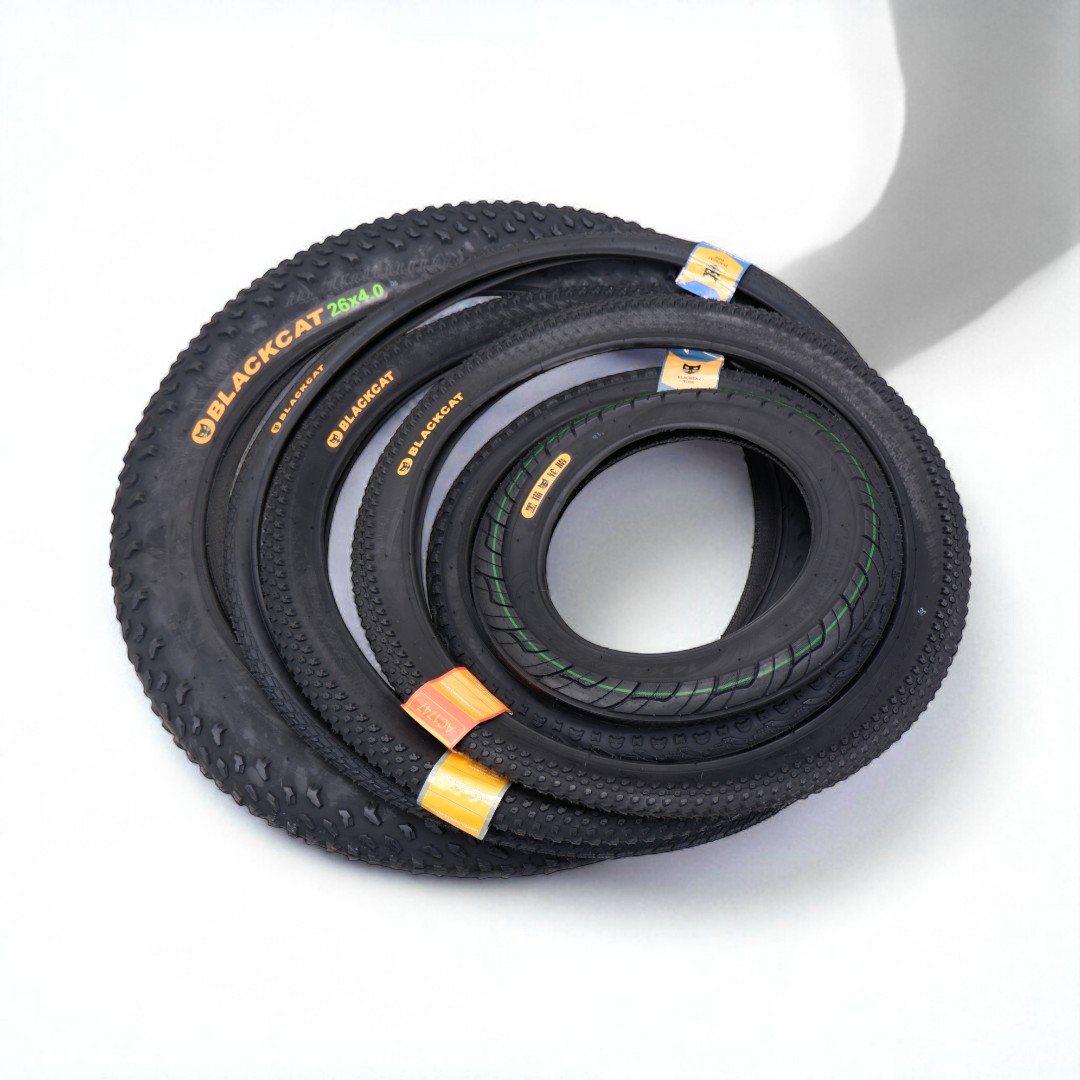 ยางนอกจักรยานBLACKCATสำหรับรถทุกประเภท มีครบทุกขนาด12"/14"/16"/18"/20"/22"/24"/26"/27"/29"/700C