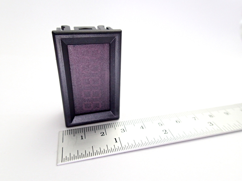 DC Digital Ammeter 5 digits 0-3A Built-in Shunt 036" [Yellow]