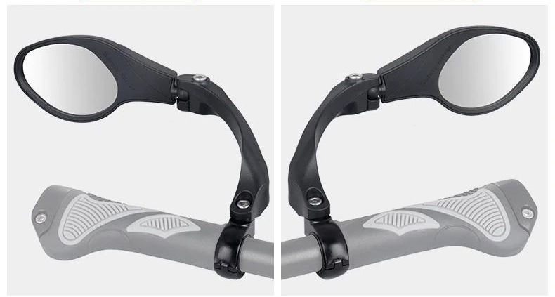 กระจกติดจักรยาน ขายึดอลูมิเนียม เลนส์อลูมิเนียม THAIBIKE