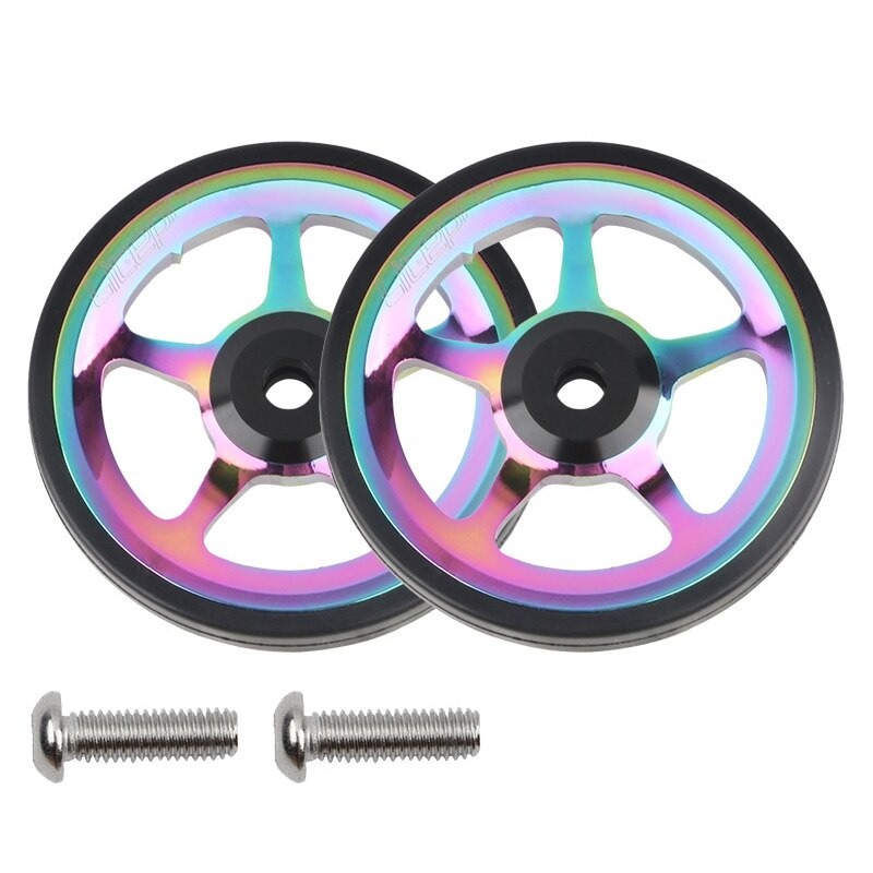 ล้อเล็กใส่ตะแกรงหลังรถจักรยานพับ Litepro 55มม.Easywheel Ultra Light BROMPTON GRAVITY